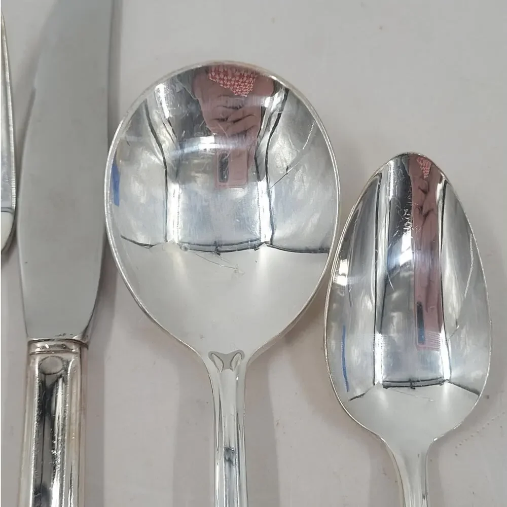 Rogers Brothers Silverplate Eternally‎ Yours Coquette 5 Piece Setting 4-8